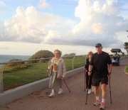 Nordic Pole Walking Step in Right Direction